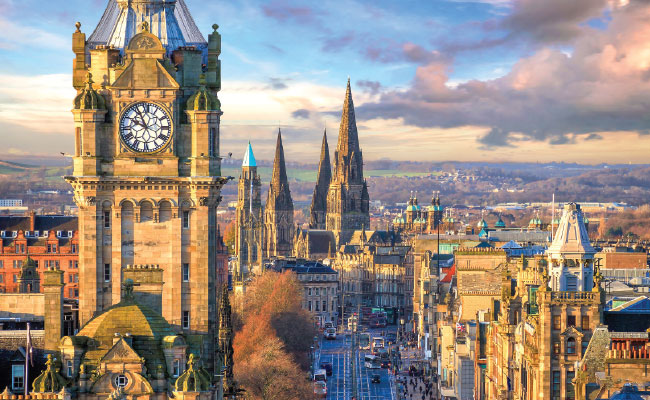 » Country Heritage Tours Edinburgh cityscape