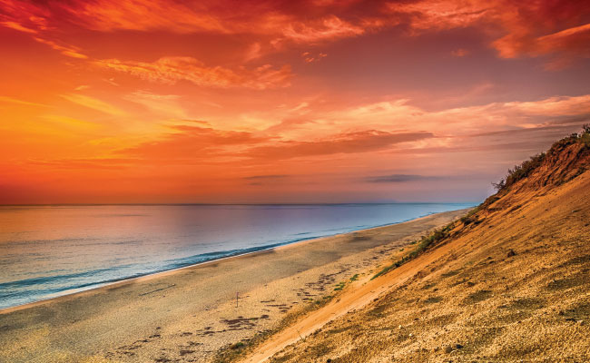 » Country Heritage Tours Cape Cod beach at Sunset