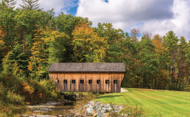 » Country Heritage Tours Covered bridge over a river