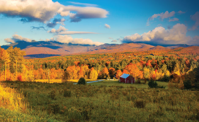 » Country Heritage Tours Fall landscape shot of autumn colors in mountains