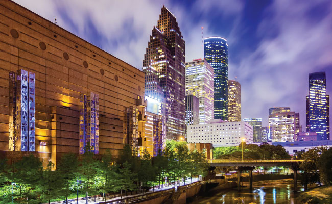 » Country Heritage Tours Houston cityscape at night