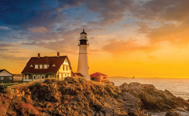 » Country Heritage Tours Portland head lighthouse at Sunset