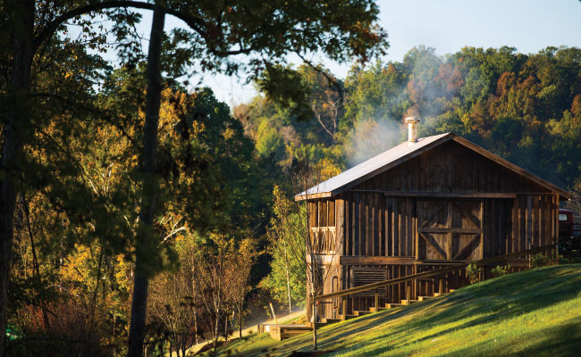» Country Heritage Tours Rustic looking smokehouse
