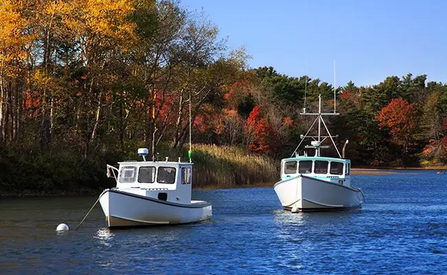 » Country Heritage Tours Two fishing boats moored in the water