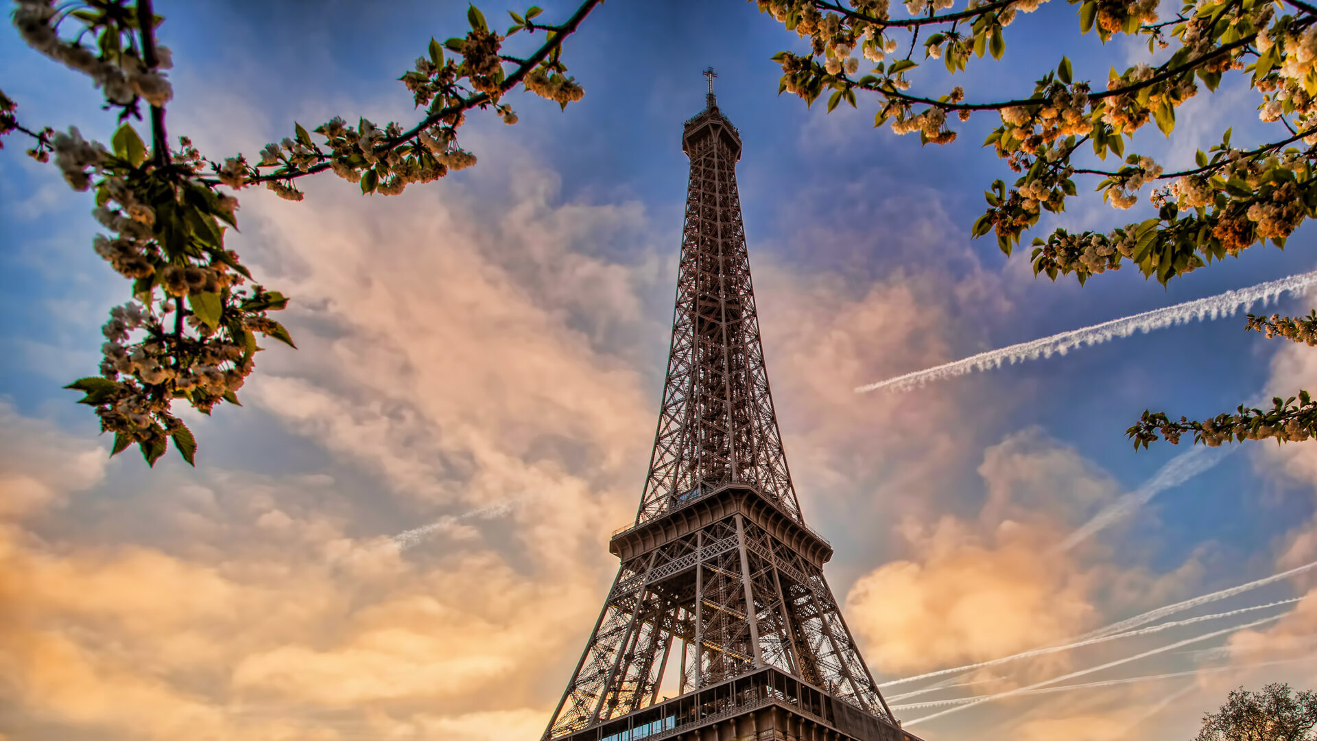 » Country Heritage Tours » Country Heritage Tours Eiffel tower backlit by sunrise