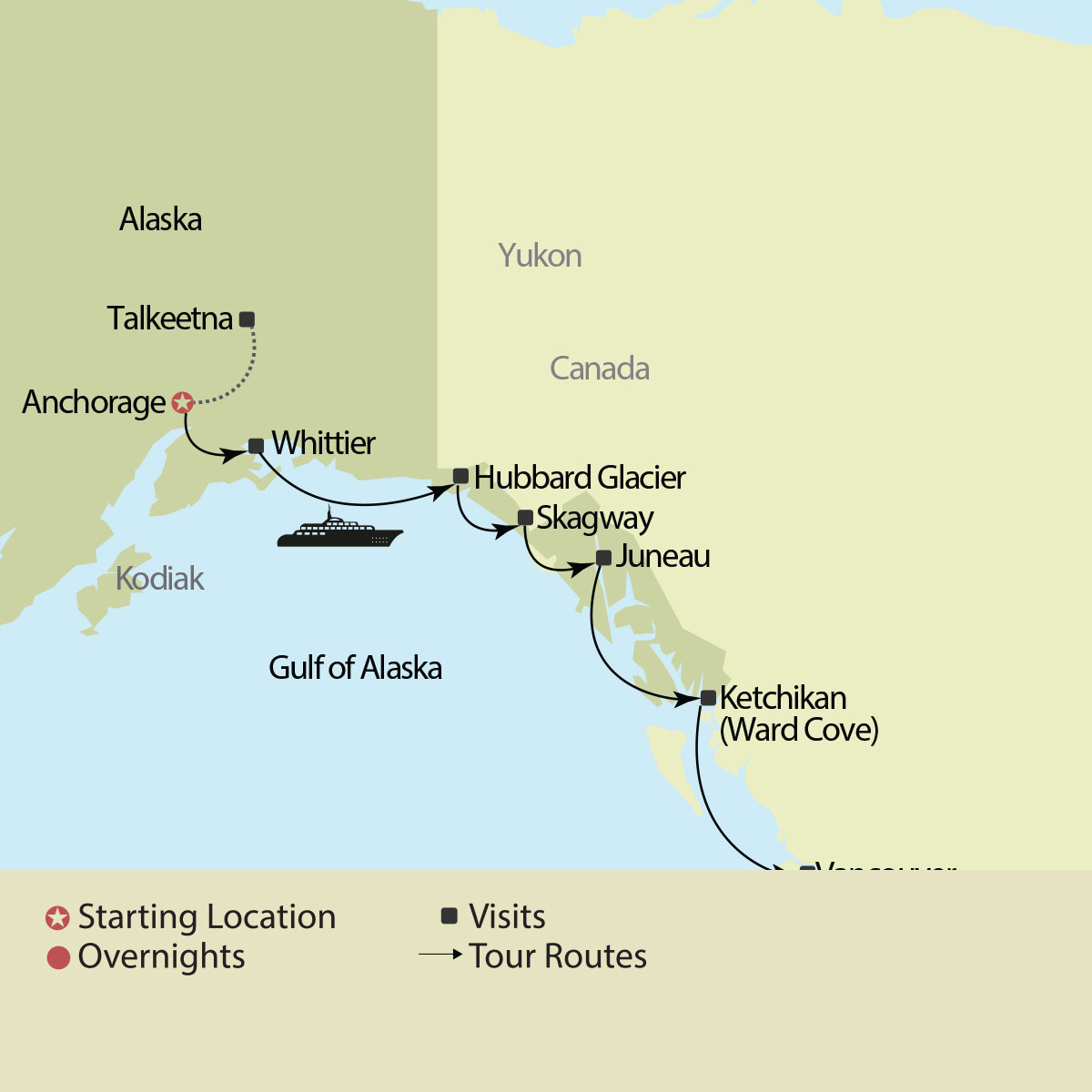 Untamed Alaska Cruise Quilt Tours Country Heritage Tours